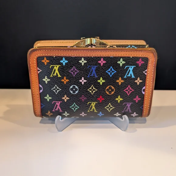Vintage Louis Vuitton Murakami Porte-Monnaie Kisslock Wallet - Picture 3 of 12
